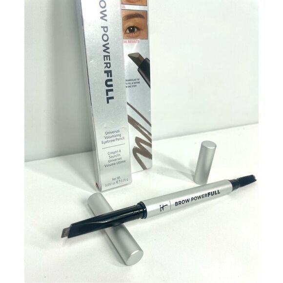 IT Cosmetics Brow Powerfull Universal Volumizing Brow Pencil TAUPE New in Box - Picture 2 of 3